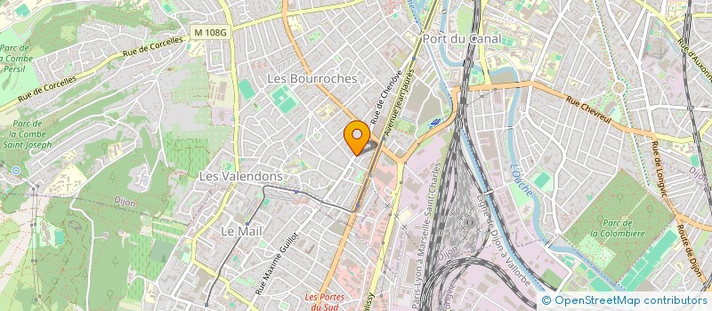 localisation de l'entreprise MADAME MYRIAM FRITZ  DIJON