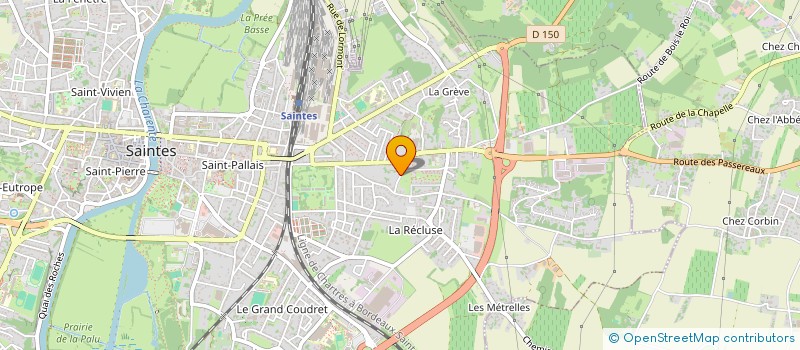 localisation de l'entreprise MADAME MYRIAM GADY  SAINTES