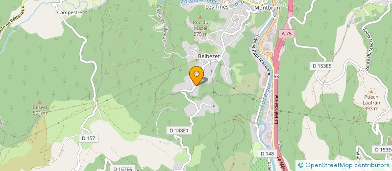 localisation de l'entreprise MADAME MYRIAM GALTIER  LODEVE