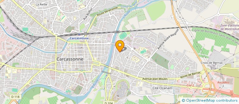 localisation de l'entreprise MADAME MYRIAM GALY  CARCASSONNE