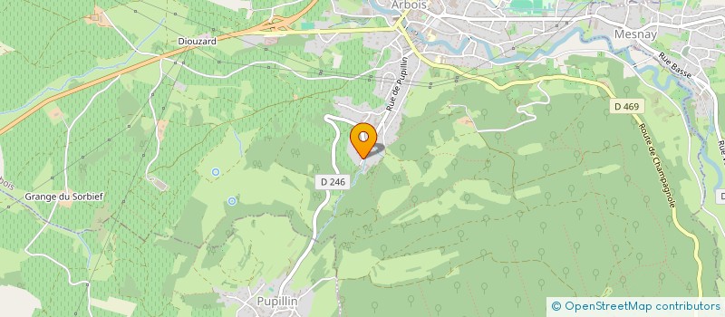localisation de l'entreprise MADAME MYRIAM GARBACZINSKI à ARBOIS