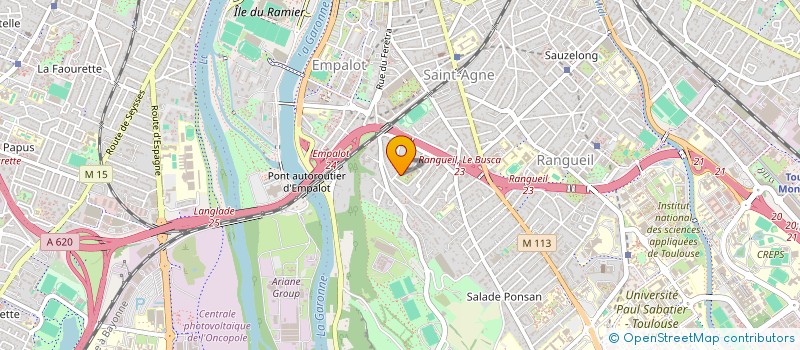 localisation de l'entreprise MADAME MYRIAM GARRY à TOULOUSE