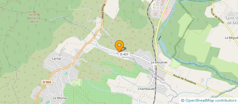 localisation de l'entreprise MADAME MYRIAM GAUDRE  SAINT-AMBROIX