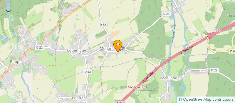 localisation de l'entreprise MADAME MYRIAM GAZZURELLI à MENONCOURT