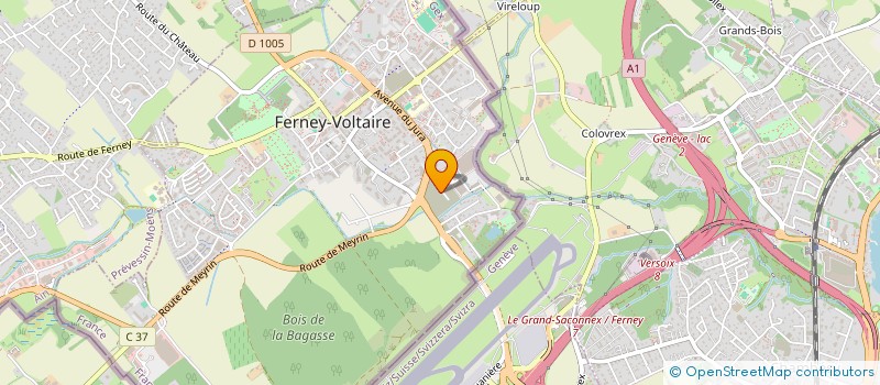 localisation de l'entreprise MADAME MYRIAM GENTILE à FERNEY-VOLTAIRE