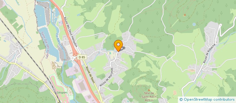 localisation de l'entreprise MADAME MYRIAM GEORGES  SAINT-DIE-DES-VOSGES