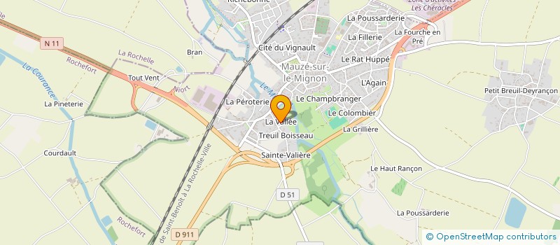 localisation de l'entreprise MADAME MYRIAM GERAT à MAUZE-SUR-LE-MIGNON