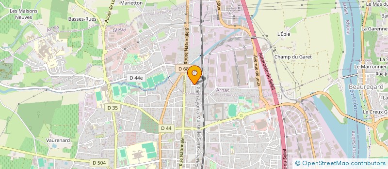 localisation de l'entreprise MADAME MYRIAM GHEZIEL  ARNAS