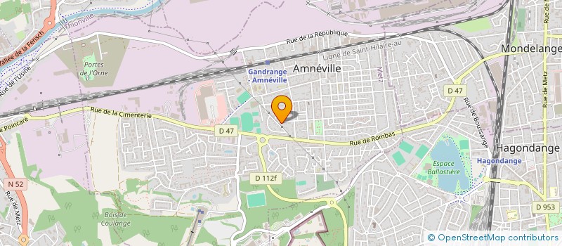 localisation de l'entreprise MADAME MYRIAM GIAROLI  HAYANGE