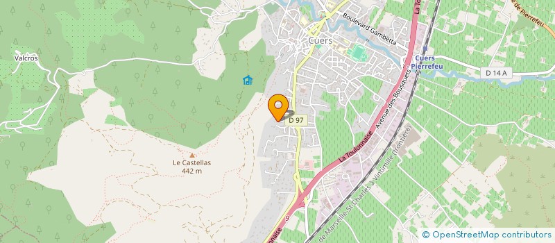 localisation de l'entreprise MADAME MYRIAM GIBOIN  CUERS