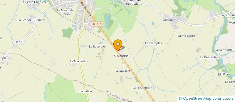 localisation de l'entreprise MADAME MYRIAM GICQUEL à LES LUCS-SUR-BOULOGNE