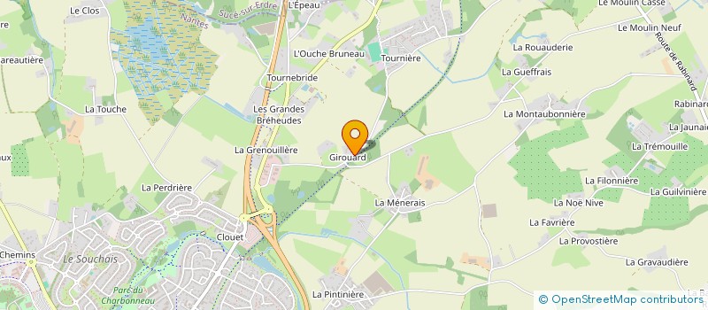 localisation de l'entreprise MADAME MYRIAM GIRARD à CARQUEFOU