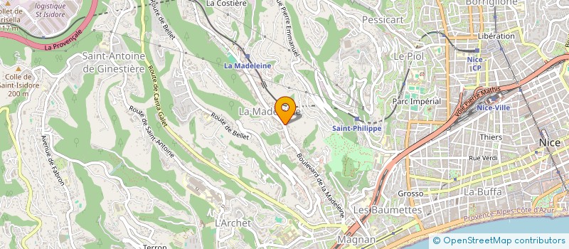 localisation de l'entreprise MADAME MYRIAM GOGGIA à NICE