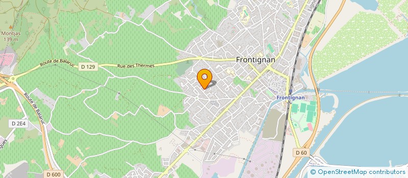 localisation de l'entreprise MADAME MYRIAM GORGEART à FRONTIGNAN