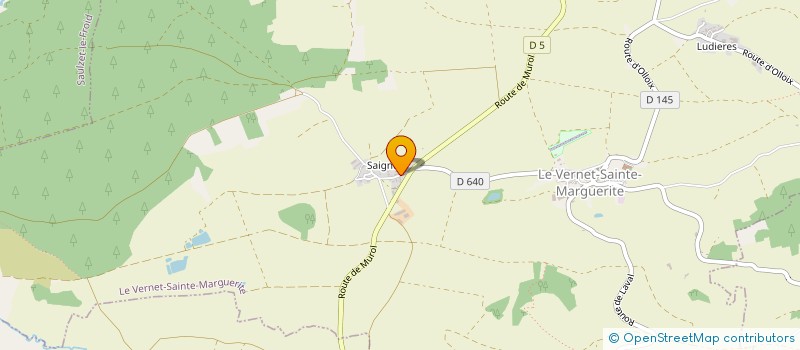 localisation de l'entreprise MADAME MYRIAM GOUTAY  LE VERNET-SAINTE-MARGUERITE