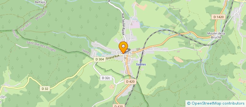 localisation de l'entreprise MADAME MYRIAM GRANDJEAN  SAALES