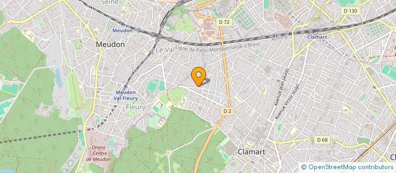 localisation de l'entreprise MADAME MYRIAM GRANGE à CLAMART