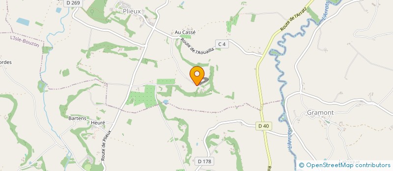 localisation de l'entreprise MADAME MYRIAM GRANIER  PLIEUX