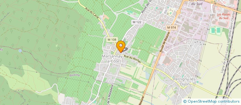 localisation de l'entreprise MADAME MYRIAM GUIGNARD à MARSANNAY-LA-COTE