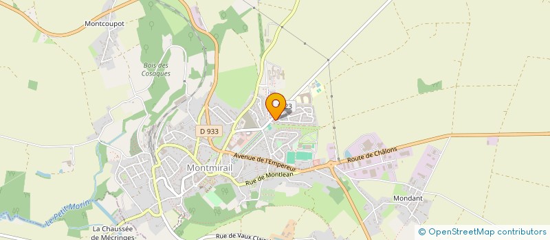 localisation de l'entreprise MADAME MYRIAM GUIGOURES  MONTMIRAIL