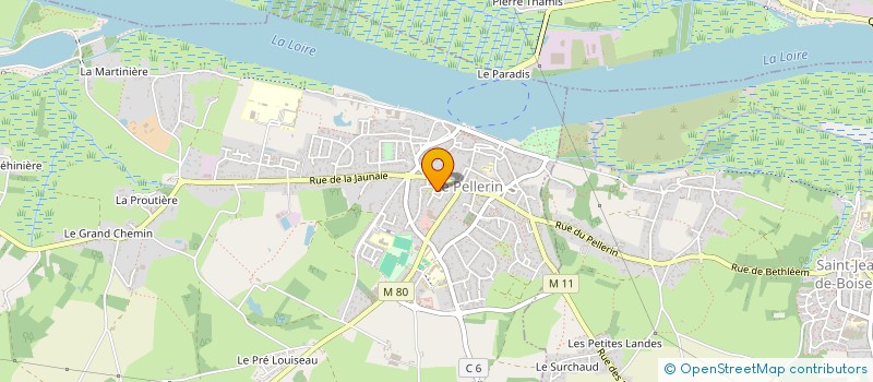 localisation de l'entreprise MADAME MYRIAM GUILBAUD  LE PELLERIN