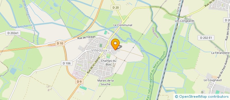 localisation de l'entreprise MADAME MYRIAM GUILLON  VILLEDOUX