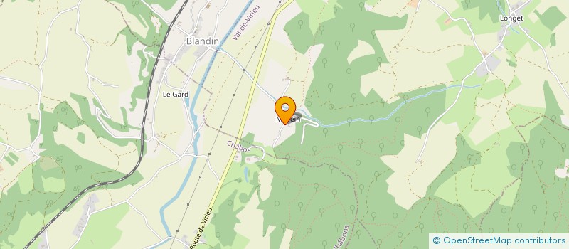 localisation de l'entreprise MADAME MYRIAM GUILLOT  VAL-DE-VIRIEU