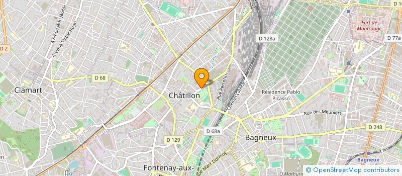 localisation de l'entreprise MADAME MYRIAM GUISIPELLI à CHATILLON