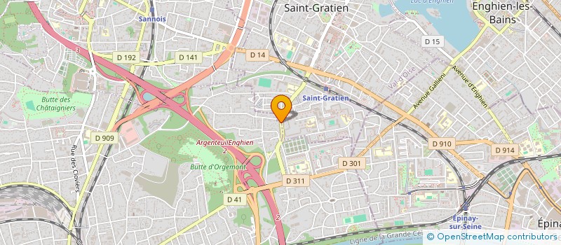 localisation de l'entreprise MADAME MYRIAM GULLAUD à ARGENTEUIL