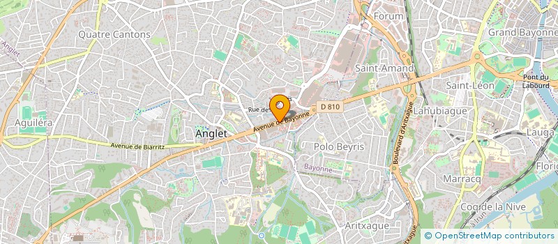 localisation de l'entreprise MADAME MYRIAM HADHIRI-KRASKER à ANGLET
