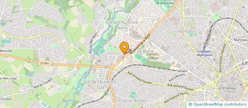 localisation de l'entreprise MADAME MYRIAM HALALOU  LIMOGES