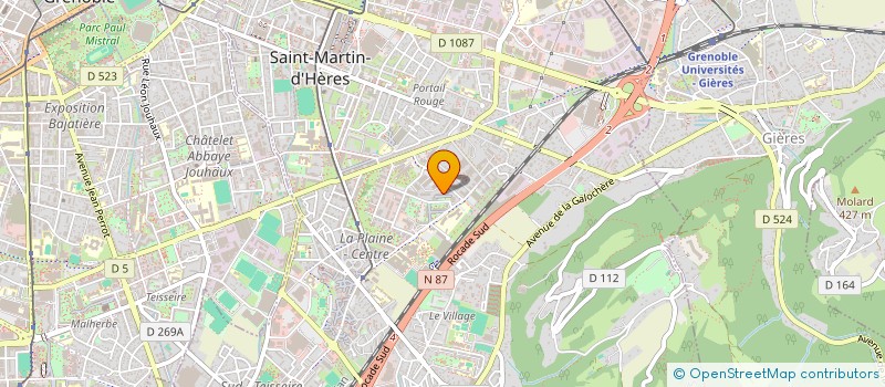 localisation de l'entreprise MADAME MYRIAM HAMOUDI  SAINT-MARTIN-D'HERES