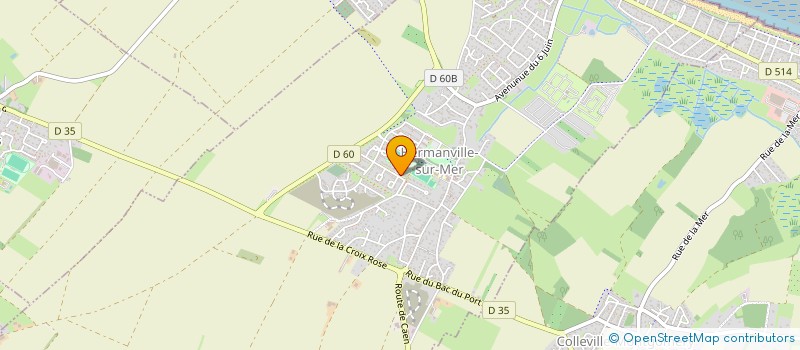 localisation de l'entreprise MADAME MYRIAM HARDY-DELOBEL  HERMANVILLE-SUR-MER