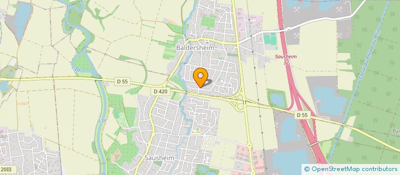 localisation de l'entreprise MADAME MYRIAM HARTOUT  BALDERSHEIM