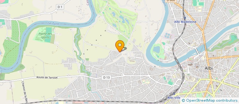 localisation de l'entreprise MADAME MYRIAM HASSAINE à ALBI