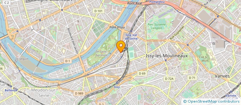 localisation de l'entreprise MADAME MYRIAM HASSOUNA à ISSY-LES-MOULINEAUX