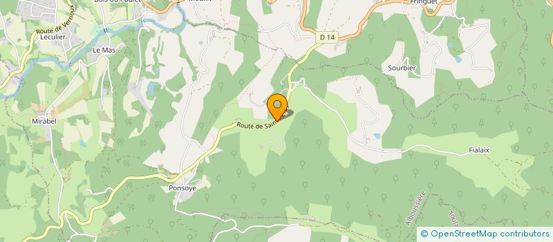 localisation de l'entreprise MADAME MYRIAM HAUDIQUERT  ALBOUSSIERE