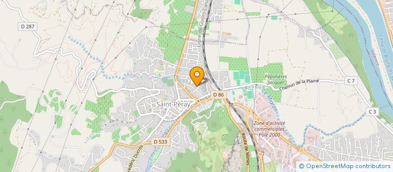 localisation de l'entreprise MADAME MYRIAM HAYAT  SAINT-PERAY