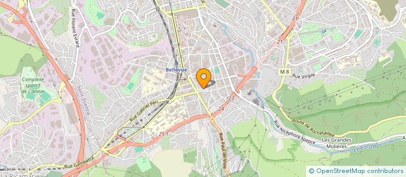 localisation de l'entreprise MADAME MYRIAM HEDHIBI  SAINT-ETIENNE