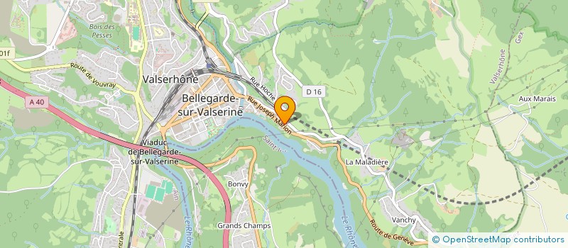 localisation de l'entreprise MADAME MYRIAM HEDRACHE à VALSERHONE