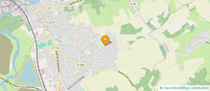 localisation de l'entreprise MADAME MYRIAM HENRY  DOMBASLE-SUR-MEURTHE