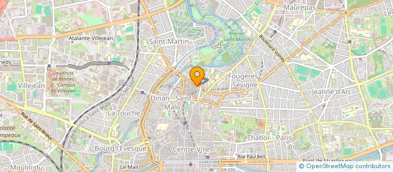 localisation de l'entreprise MADAME MYRIAM HENRY  RENNES