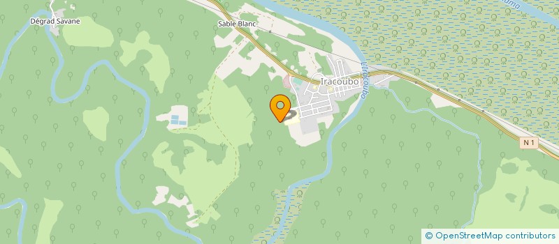 localisation de l'entreprise MADAME MYRIAM HO-A-KWIE  IRACOUBO