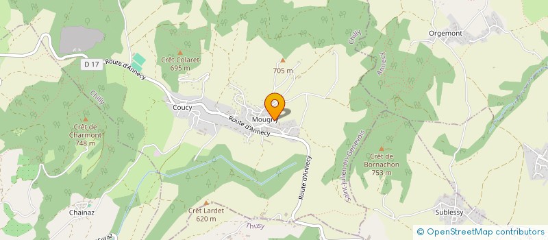 localisation de l'entreprise MADAME MYRIAM HOFERT  CHILLY