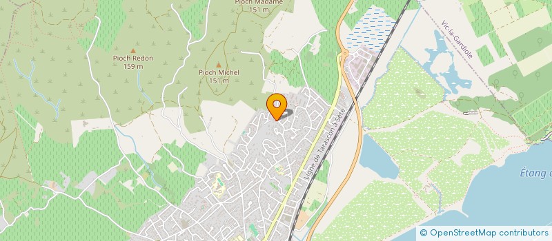 localisation de l'entreprise MADAME MYRIAM HOLLEVOET à FRONTIGNAN