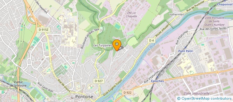 localisation de l'entreprise MADAME MYRIAM HOUAMED  PONTOISE