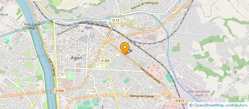 localisation de l'entreprise MADAME MYRIAM HOUMINE  AGEN