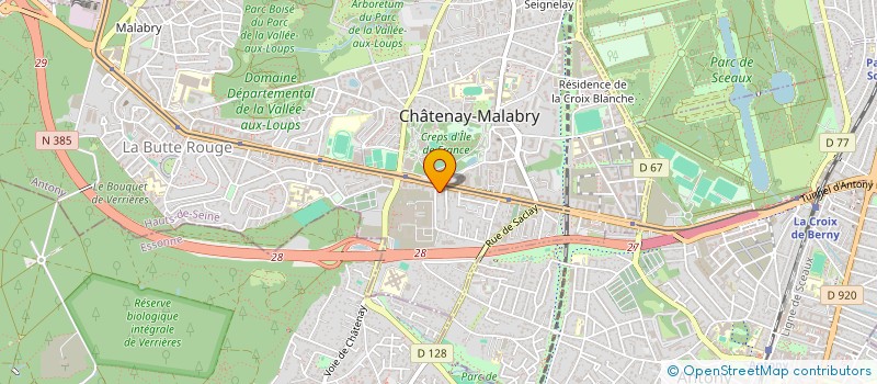 localisation de l'entreprise MADAME MYRIAM HUBERT à CHATENAY-MALABRY