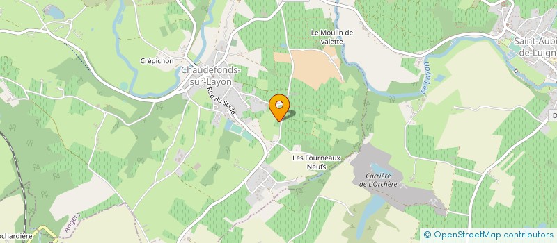 localisation de l'entreprise MADAME MYRIAM HUMEAU  CHAUDEFONDS-SUR-LAYON