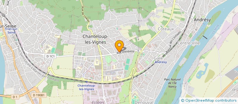 localisation de l'entreprise MADAME MYRIAM ID ERRAIS  CHANTELOUP-LES-VIGNES